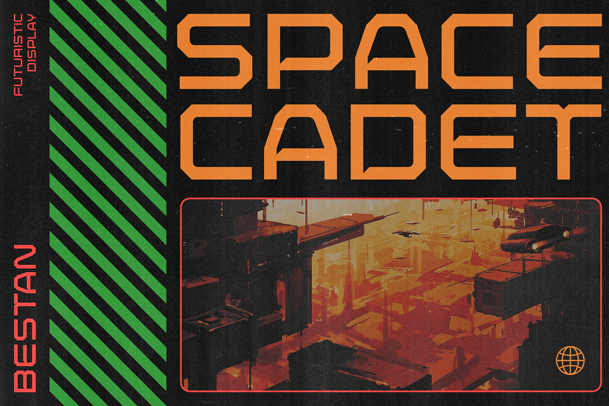 Bestan - Futuristic Display Fonts, a Font by Konstantine Studio (Photo 2 of 8)