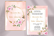 Floral Wedding Card, an Invitation Template by Visual Designs (Thumbnail 3 of 3)