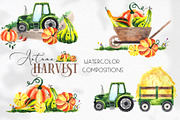 Watercolor Autumn Harvest, an Object Graphic by Ana-Sakuta (Thumbnail 3 of 17)
