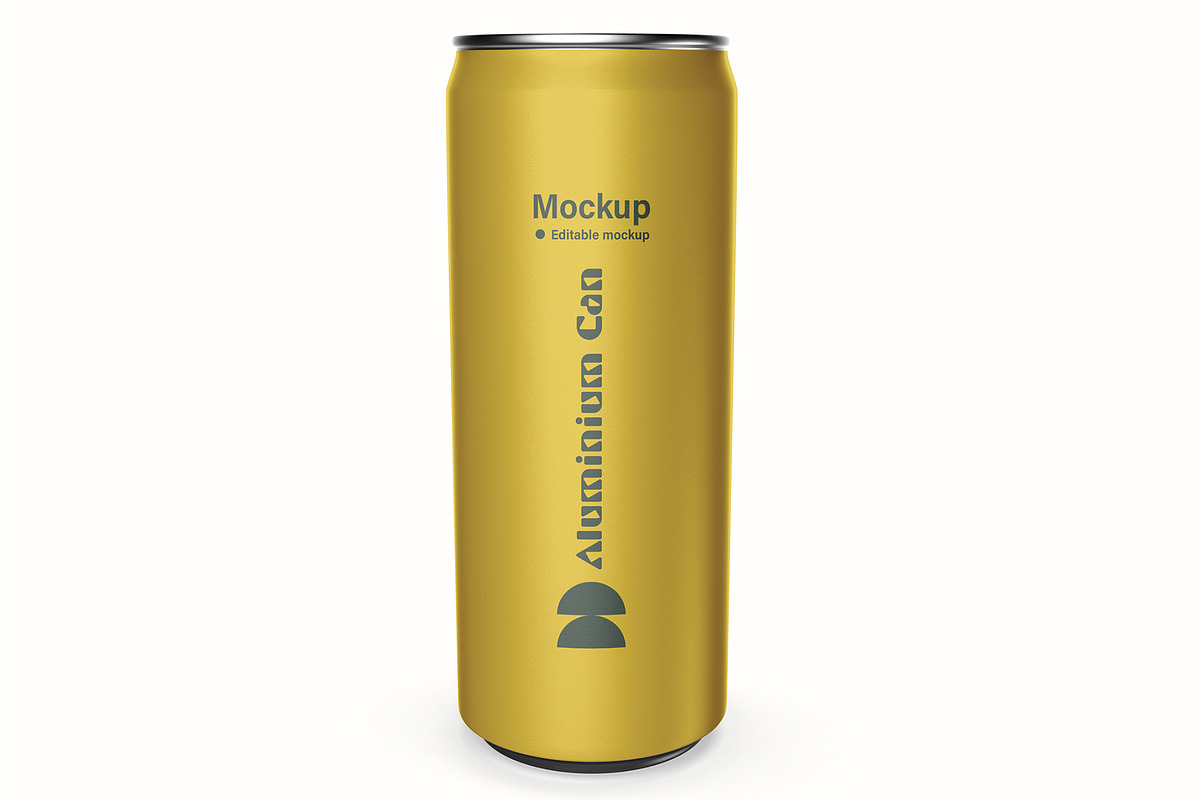 Aluminium Can Bottle Mockup, a Product Mockup by graphypix (Photo 1 of 4)