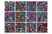 Graffiti Pattern, a Pattern Graphic by Forhadx5 (Thumbnail 5 of 11)
