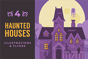 Haunted houses illustrations, an Illustration by Ivan Dubovik (Thumbnail 1 of 5)