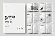 White Paper Template, a Brochure Template by ContestDesign (Thumbnail 1 of 4)