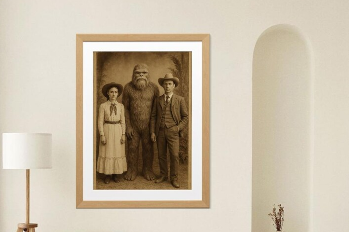 Custom Bigfoot couple Portrait, a Person Illustration by HubbaDigitals (Photo 2 of 10)