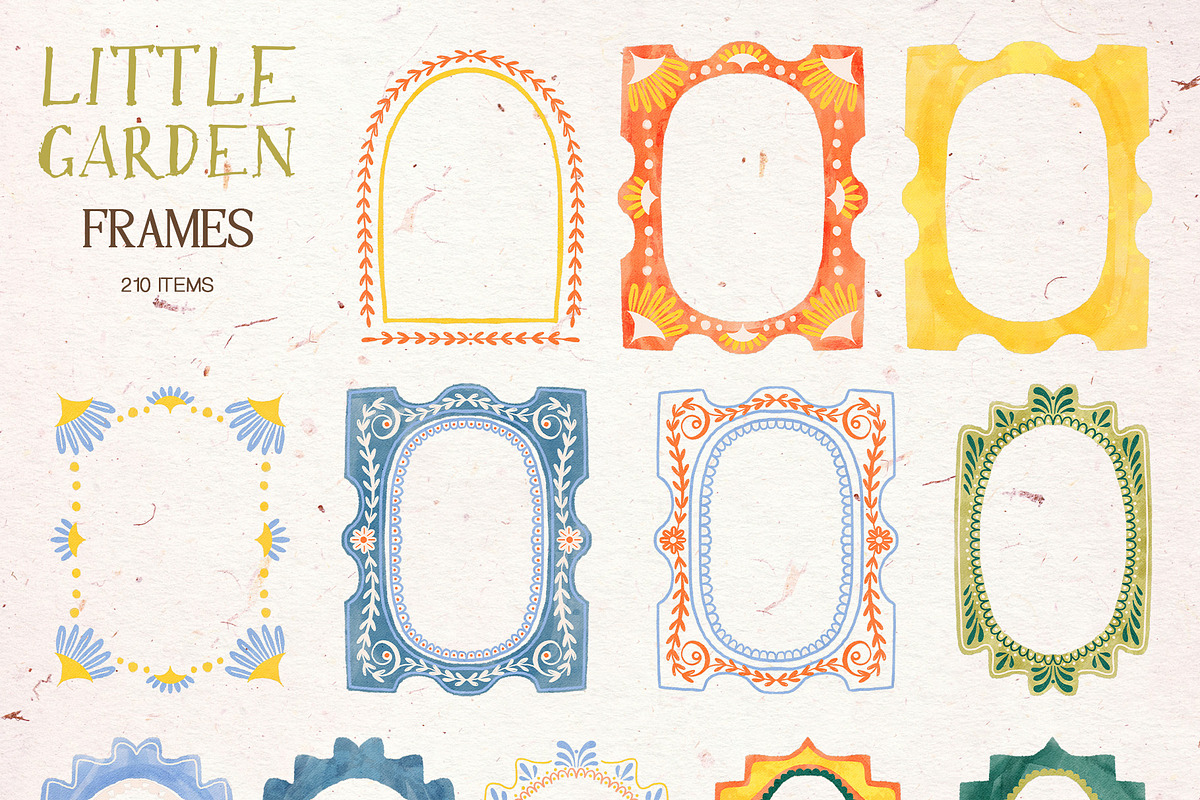 Little Garden | Frames Clipart, an Object Graphic by GVGraphics (Photo 11 of 12)