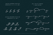 Mr Christo Calligraphy Script Font, a Script Font by Up Up Creative (Thumbnail 9 of 16)