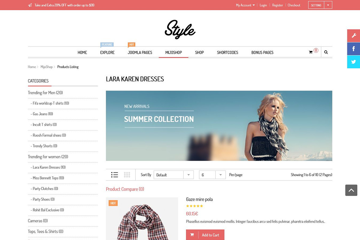 SJ Style - Responsive MijoShop Theme, a Websites & App Template by YouTech (Photo 4 of 5)