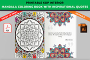 KDP Mandala Coloring Book, an Illustration by PublishingHelper (Thumbnail 1 of 4)