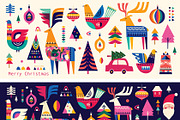 CHRISTMAS Collection, an Animal Illustration by MoleskoStudio (Thumbnail 9 of 10)