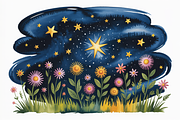 Wildflower Celestial Bundle, an Illustration by Amazin_art (Thumbnail 8 of 11)