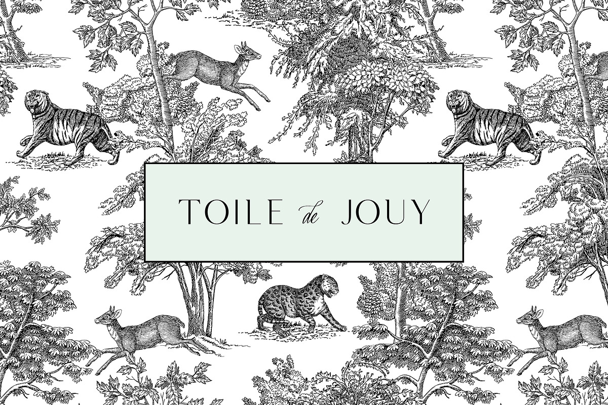 Toile de jouy, a Pattern Graphic by Anyuka (Photo 1 of 14)
