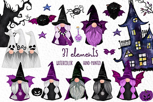 Halloween Kids clipart Cute Gnomes