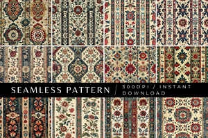 12 Vintage Chintz Seamless Patterns