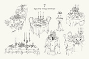 Vintage Wedding Line Art Collection, an Object Illustration by Berentine.art (Thumbnail 3 of 14)