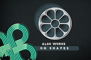 Retro Text Style V2, a Layer Style Add-On by mixmedia87 (Thumbnail 3 of 5)