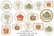 Cottage Thrifting Clipart PNG, an Illustration by GatewayDesign (Thumbnail 1 of 6)