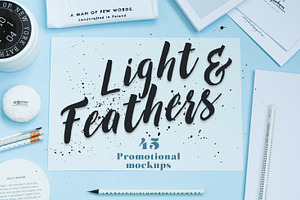 Wood & Feathers - 133 Promo Mockups