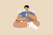 CBT Illustration, a Healthcare Illustration by Jump Studio (Thumbnail 5 of 10)