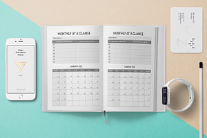 Monthly Student Planner Ai & PDF