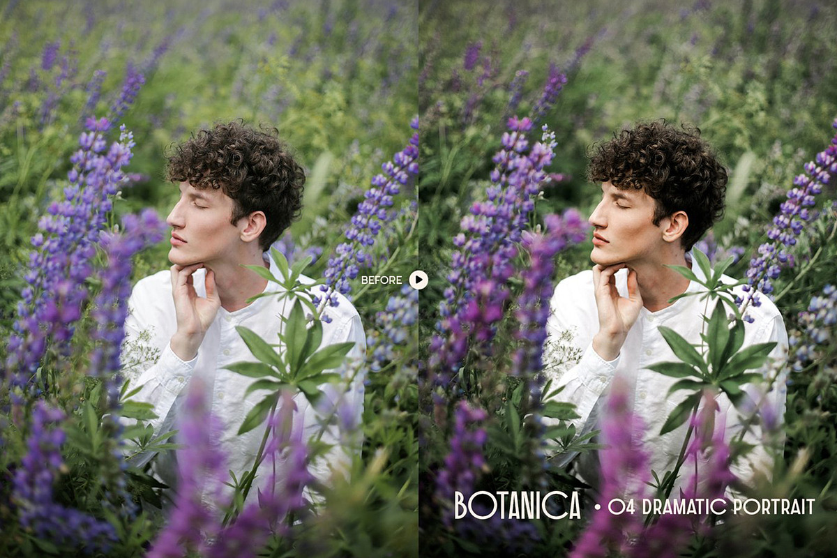 Botanica Portrait Lightroom Presets, a Preset Add-On by skybluecreative (Photo 2 of 8)
