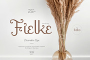 Fielke - Decorative Type, a Serif Font by ikiiko (Thumbnail 1 of 7)