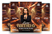 Birthday party Flyer Design Template, a Flyer Template by Shajib Shikder (Thumbnail 2 of 2)