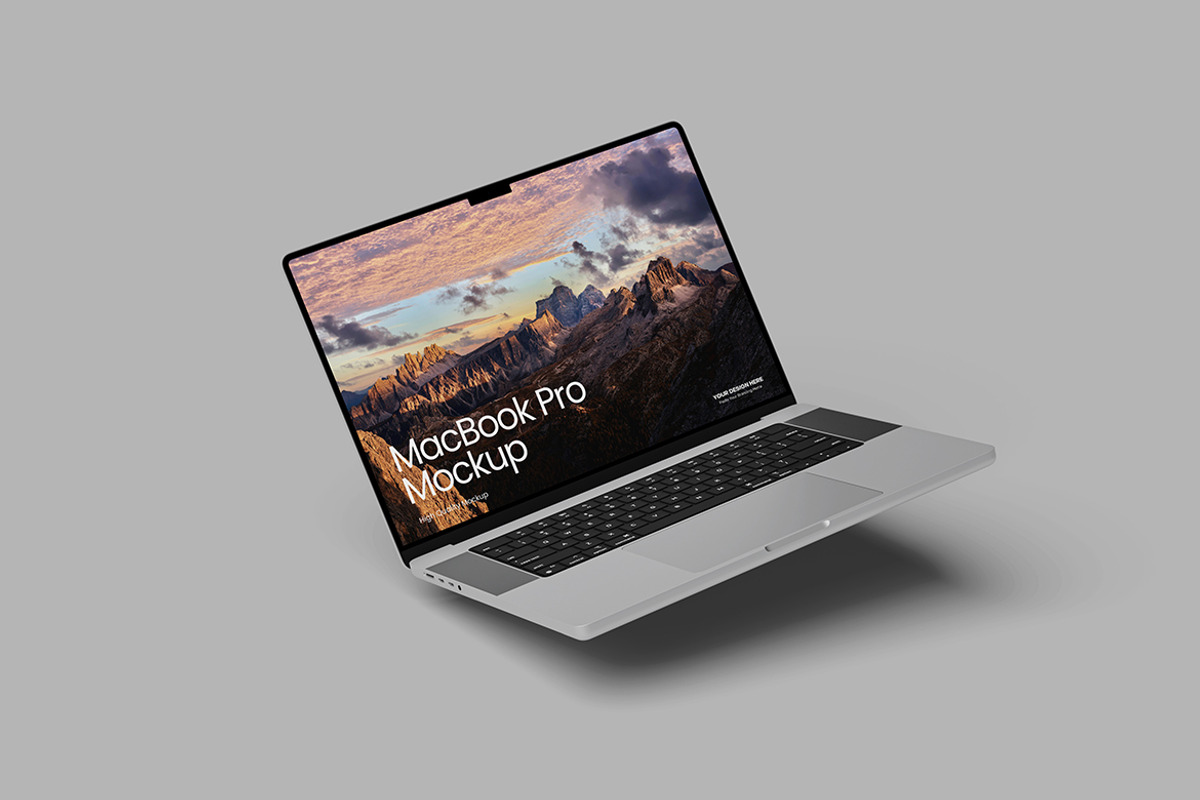 Laptop Mockup, a Mac Mockup by SimpangGraphics (Photo 6 of 9)