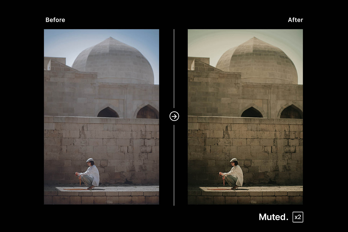 Muted - Actions and Presets, a Preset Add-On by Hydrozi Presets (Photo 4 of 7)