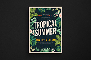 Tropical Summer Party Flyer