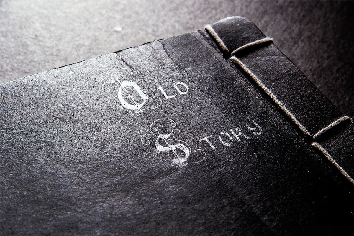 Black Arrow blackletter font preview 4