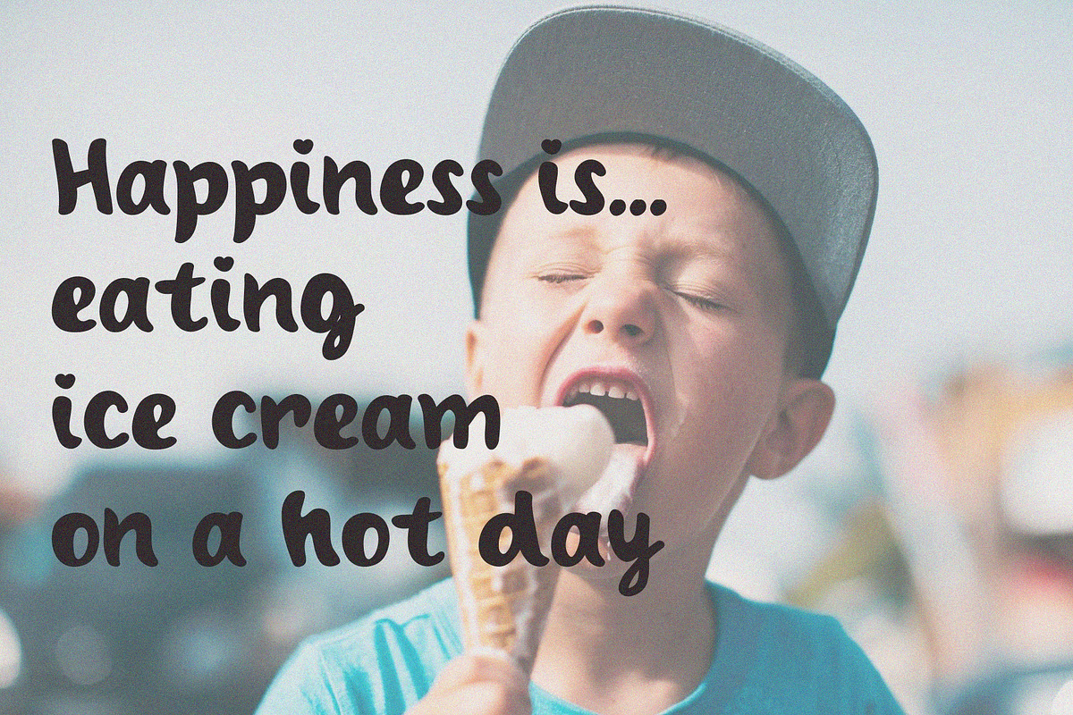 Ice Cream Handwritten Font, a Handwritten Font by Ruddean2109 (Photo 2 of 10)