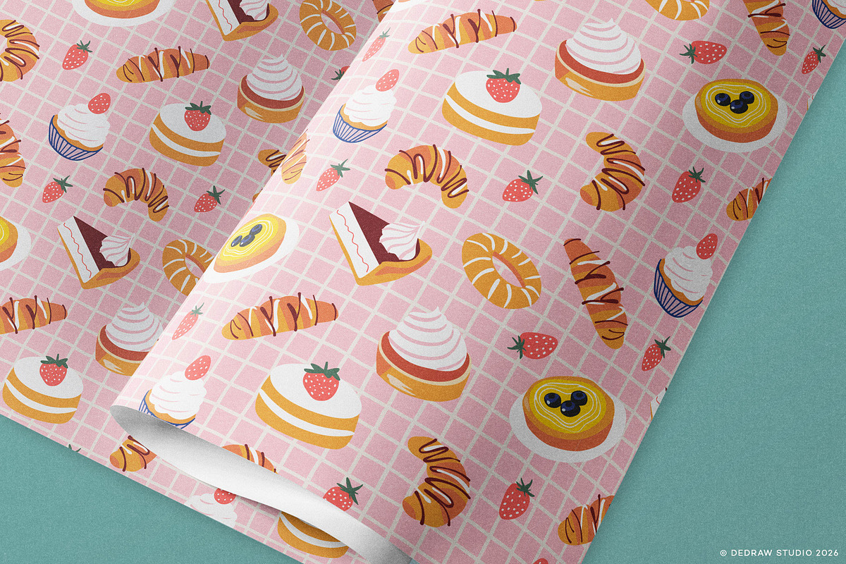 Café Collection: Graphics & Patterns, a Pattern Graphic by Dedraw Studio (Photo 12 of 15)
