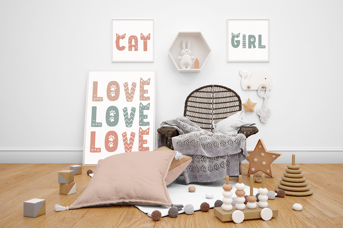 Cat Lady - Cat font, a Font by arausidp (Photo 5 of 10)