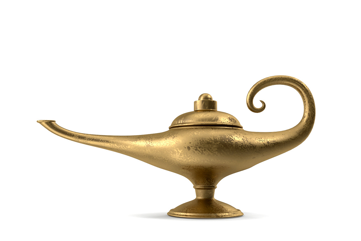 Aladin Lamp, an Object 3D Model by Tedi Permana (Photo 2 of 7)