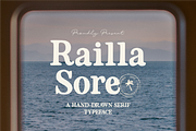 Railla Sore - Handmade Natural Serif, a Serif Font by Pandeka Studio (Thumbnail 1 of 9)