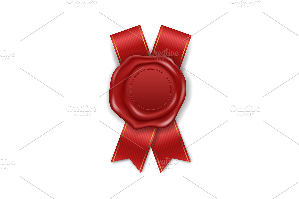 Wax Seal. Vector Set., an Object Graphic by Gomolach (Photo 5 of 11)