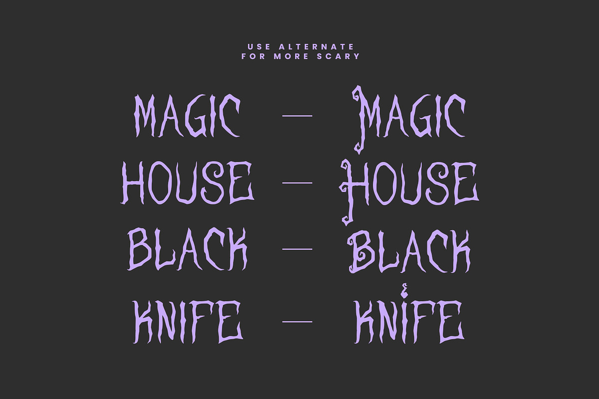 Magiuzz Decorative Display Font, a Handwritten Font by Maulana Creative (Photo 4 of 7)