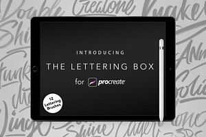 Lettering Box - Procreate Brush set