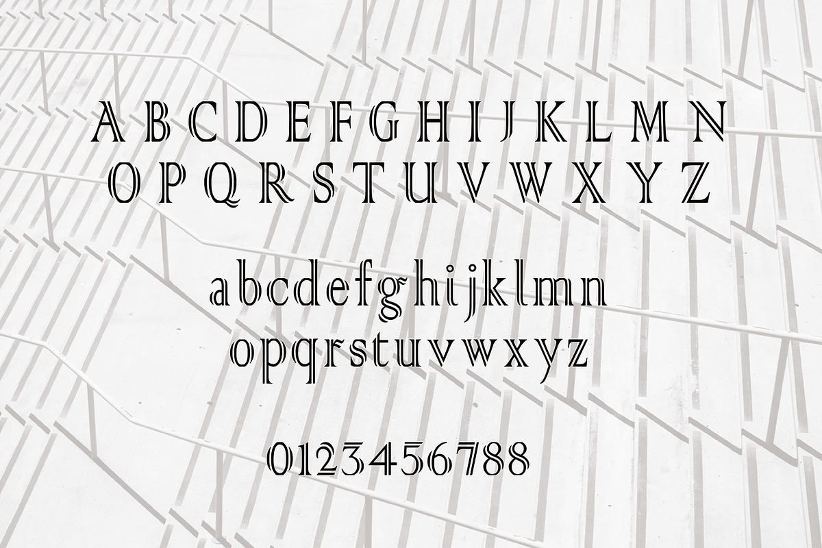 Double Line-Handwritten Font preview 2