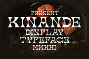 Kinande display typeface, a Font by the-sastra (Thumbnail 1 of 5)