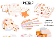 Fall School Girl: Cozy Study Clipart, an Object Graphic by Ruslana Lubenets (Thumbnail 7 of 13)
