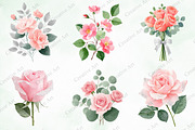 Blush And Silver Glam Roses, an Illustration by Creative Art (Thumbnail 3 of 10)