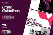Ventue - Brand Guidelines, a Branding & Logo Template by Templeste (Thumbnail 2 of 7)