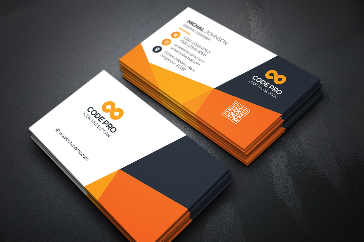 Business Cards 2 in 1, a Business Card Template by Genereux Art (Photo 7 of 8)