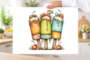 Watercolor Summer Beach Clipart Bund, an Illustration by SVGArt (Thumbnail 3 of 9)