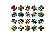 Collection of various bowl soup, an Object Graphic by pikepicture (Thumbnail 1 of 3)