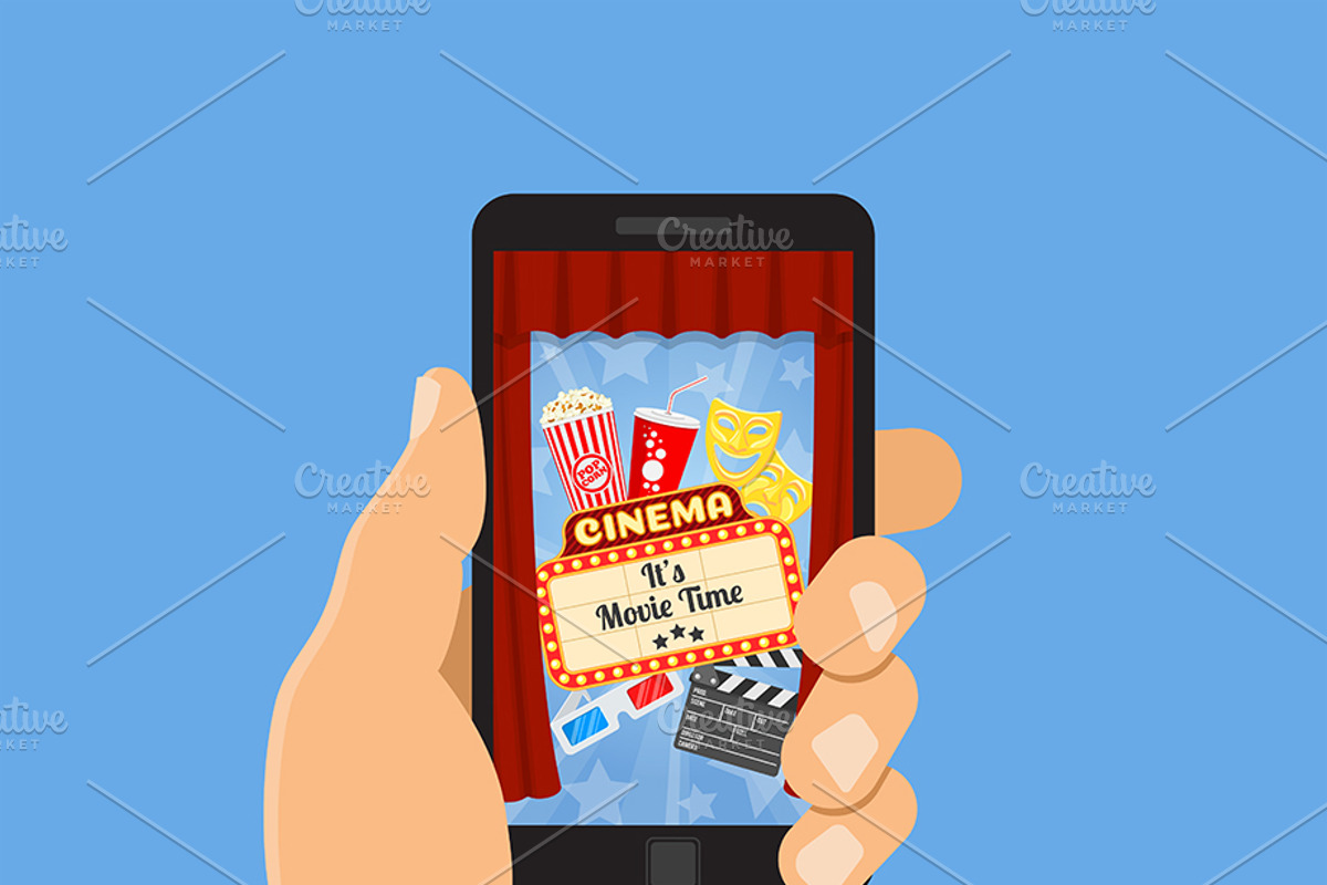 Hands with Smartphones, Calculator, an Education Illustration by TAlex (Photo 2 of 7)