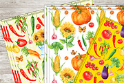 vegetable.seamless patterns, an Object Graphic by MitrushovaArt (Thumbnail 4 of 4)