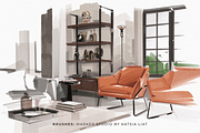 Marker Studio | Procreate Brushes, a Brush Add-On by Katsia Liat (Jazwinska) (Thumbnail 7 of 10)