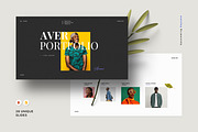 Aver Portfolio Presentation Template, a Presentation Template by SparkPro (Thumbnail 1 of 9)